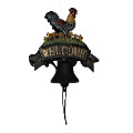 Rooster Welcome Bell Iron