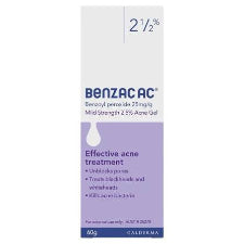 Benzac AC Gel 2.5% 60g