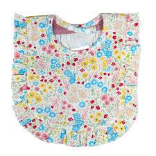 Frill Reversible Bib-Strawberry