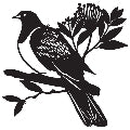 Metal Wood Pigeon On Branch 50cm