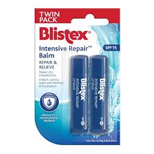 Blistex Intensive Repair Lip Balm 4.25g Twin Pack