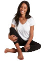 Boody Women V-Neck T-Shirt White XLarge