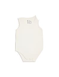 BOODY Baby Bodysuit Natural White 0-3