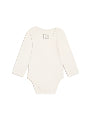 BOODY Baby Long Sleeve Bodysuit Natural White 3-6 mths