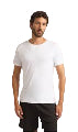 Boody Men T-Shirt White Med Crew