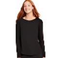 BOODY Goodnight Raglan Sleep Top Black Large