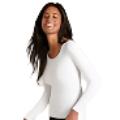 BOODY Long Sleeve Crew Neck Top White Med