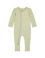 BOODY Baby Long Sleeve Romper Sage 3-6 mths