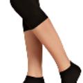 BOODY Women Sock Low Cut Sneaker Black3-9