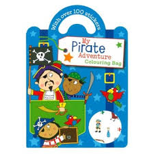 Colour & Sticker Pirate Book