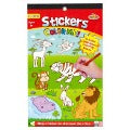 Colour In Sticker Book Animals