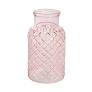 Glass Ann Bottle Light Pink