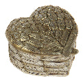 Heart Box with Wings -Champagne