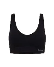 Boody Rib Seamless Bra Black XSmall