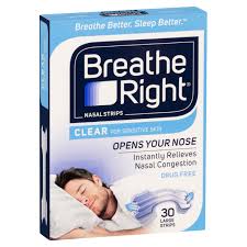 Breathe Right Nasal Strips Clear Large 30