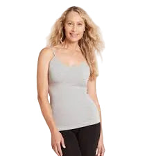Boody Cami Light Grey Marl Large