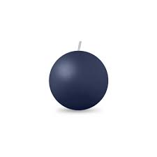 Ball Candle Navy 80mm