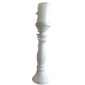 Oval Wooden Candle Holder - Lge