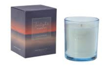 Candle Ocean Twilight Sunset