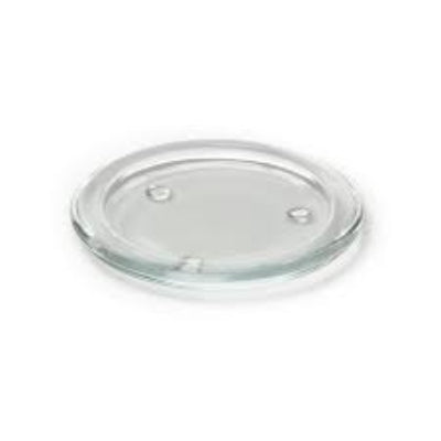 Candle Plate Round 7.5 Clear