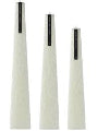 Living Light Candle P&B Icicle Candle(White) Pinot Blanc Large