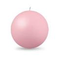 Ball Candle Pink 80mm