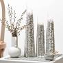 Living Light Candle Icicle Black Iris Mini