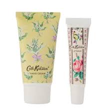 Cath Kidston Wild Flowers Mini Hand Cream & Lip Balm 2pk