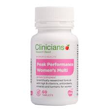 Clinicians Peak Performance Women Multi 60 tablets