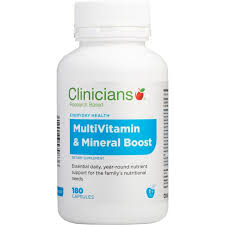 Clinicians Multi Vitamin & Mineral Boost Caps 180s