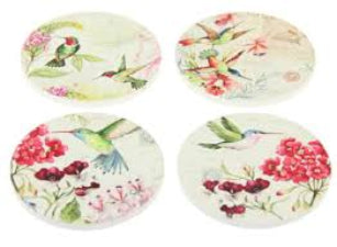 Coaster Humming Bird Set 4pc