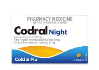 Codral Nightime Tablets 24