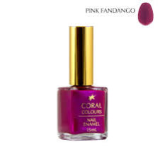 Coral Colours Nail Enamel Pink Fandango