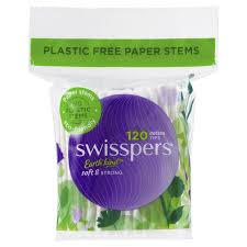 Swisspers Paper Stem Cotton Tips 120s