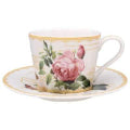 Redoute Rose Fine Cup & Saucer
