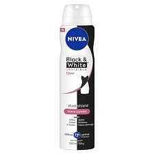 Nivea Deodorant Aero Invisible Black & White Clear 250ml