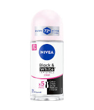 Nivea Deodorant  Invisible Black & White Clear Roll On 50ml