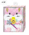 HOT FOCUS Fuzzy Diary with Lock & Key Chipmunk