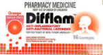 Difflam Lozenges Orange Sugar Free 16