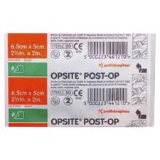 Opsite PostOp Dressing 6.5x5cm Each
