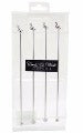 Curtis & Wade Tropical Drink Stirrer Flamingo 4PC