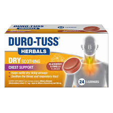 Duro-Tuss Lozenges Herbals Dry Chest Support 24s