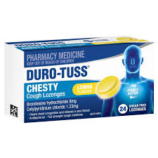 Duro-Tuss Chesty Lozenges Lemon Sugar Free 24