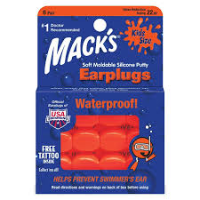 Macks Kid's Size Silicone Earplugs