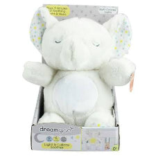 Baby Night Light & Lullaby Soother White Elephant