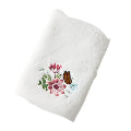 Jardin Face Washer Pink Flower, butterfly