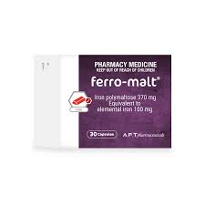 Ferro-Malt Capsules 100mg 30s