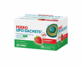 Ferro Lipo-Sachets Strawberry Flavour 30s