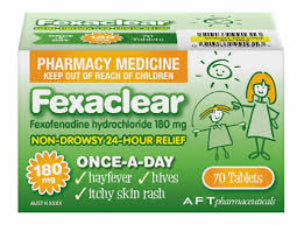 Fexaclear Tablet 180mg 70s