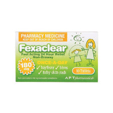Fexaclear Tablet 180mg 10pk